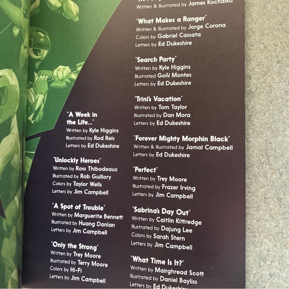 MIGHTY MORPHIN POWER RANGERS LOST CHRONICLES Kyle Higgins Taylor 2018 graphic - Picture 6 of 9